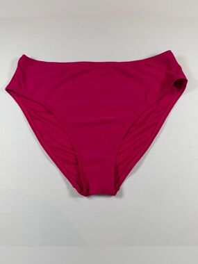Time and Tru High-Cut Bikini Bottom - Fuchsia Pink XL (16-18) NWOT